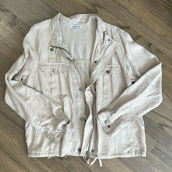 Magnolia Boutique Jackets & Blazers - NWOT Utility Peach Skin Jacket